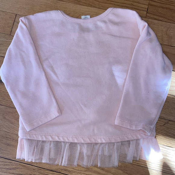 Gap BabyGap Graphic Sweatshirt with Tulle Detail (Size 2T) - Picture 4 of 5